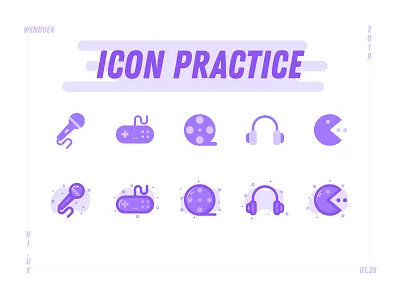 entertainment icon app design entertainment flat game icon music ui ux video