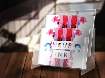 NeurInk Displaybook booklet design layout design photograhy typography