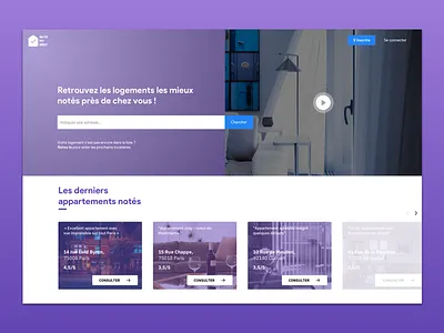 Rate My Rent Homepage V3 app application design dribbble graphism interface ui ux webdesign