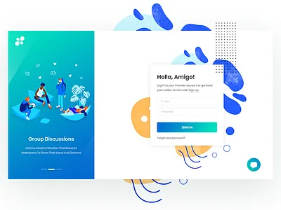Header Login analytics blue branding clean creative landing page design header illustration landing page login psd psd file shot split header ui ui ux ux vector white
