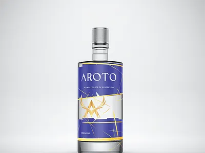 Premium Clean Gin - Handcrafted juniper berries brand branding design graphic design brand label design label mockup label packaging logo typography vector