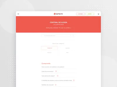 FAQ page - Web design desktop design faq grid page product red responsive search ui ui ux ux design webapp