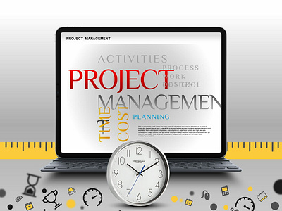 Project Management Presentation Template cloud management plan powerpoint presentation project system template time word