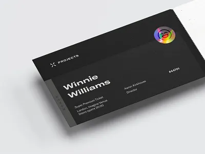 XProjects Ticket branding logo typography