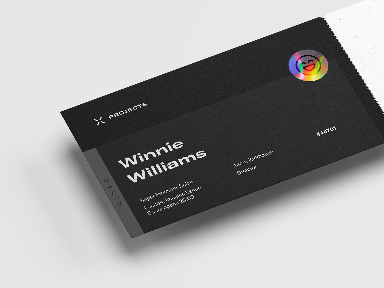 Example of XProjects Ticket