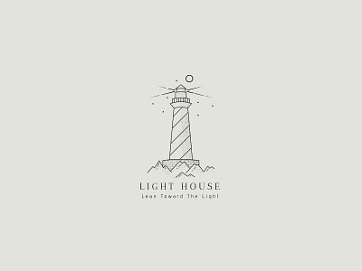 Light House brand and identity branding graphic design icon illustration logo logo design minimal vector