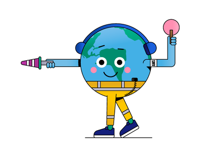 Globi: Mascot Design for Amsterdam Airport Schiphol airport amsterdam art artwork character creative design dutch flatdesign global globe globi illustration illustrator mascot mascot design netherlands storytelling vector work