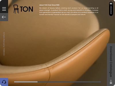 TON Furniture Website assets branding chair customized design furniture graphic design imac layout minimal modern online special tablet ui ux vector webpage website