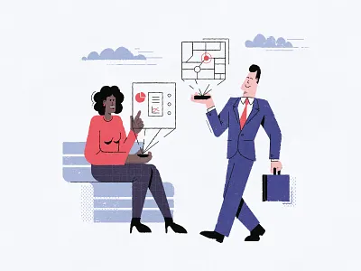 Interfaces: Kasablanka branding challenge character character design design flat illustration illustrator interface landing landing page ui vector