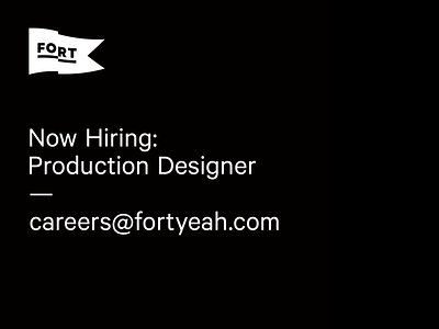 Production Designer Wanted for hire hiring