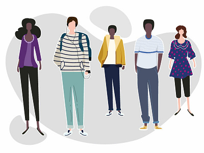 Characters characters fashion graphic tools human illustration illustrator sticker style vector graphics vector illustrations vectors web working process