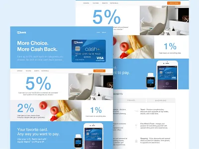 US Bank Landing Page bank design landing page ui ux design ui designer web designer website website design