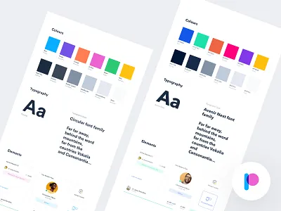 Patch - Style Guide Explorations app brand color colors palette dashboard design design system experience interface style guide ui ui kit user ux visual language web website