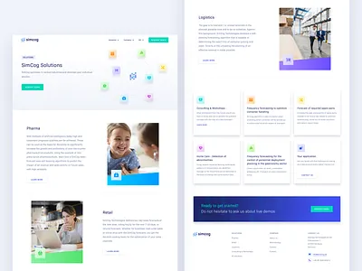 Simcog - Redesign analytics art direction charts data design simcog ui ux web webdesign website