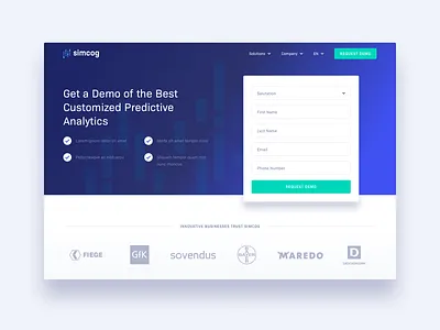 Simcog - Redesign analytics art direction data simcog ui ux web webdesign website