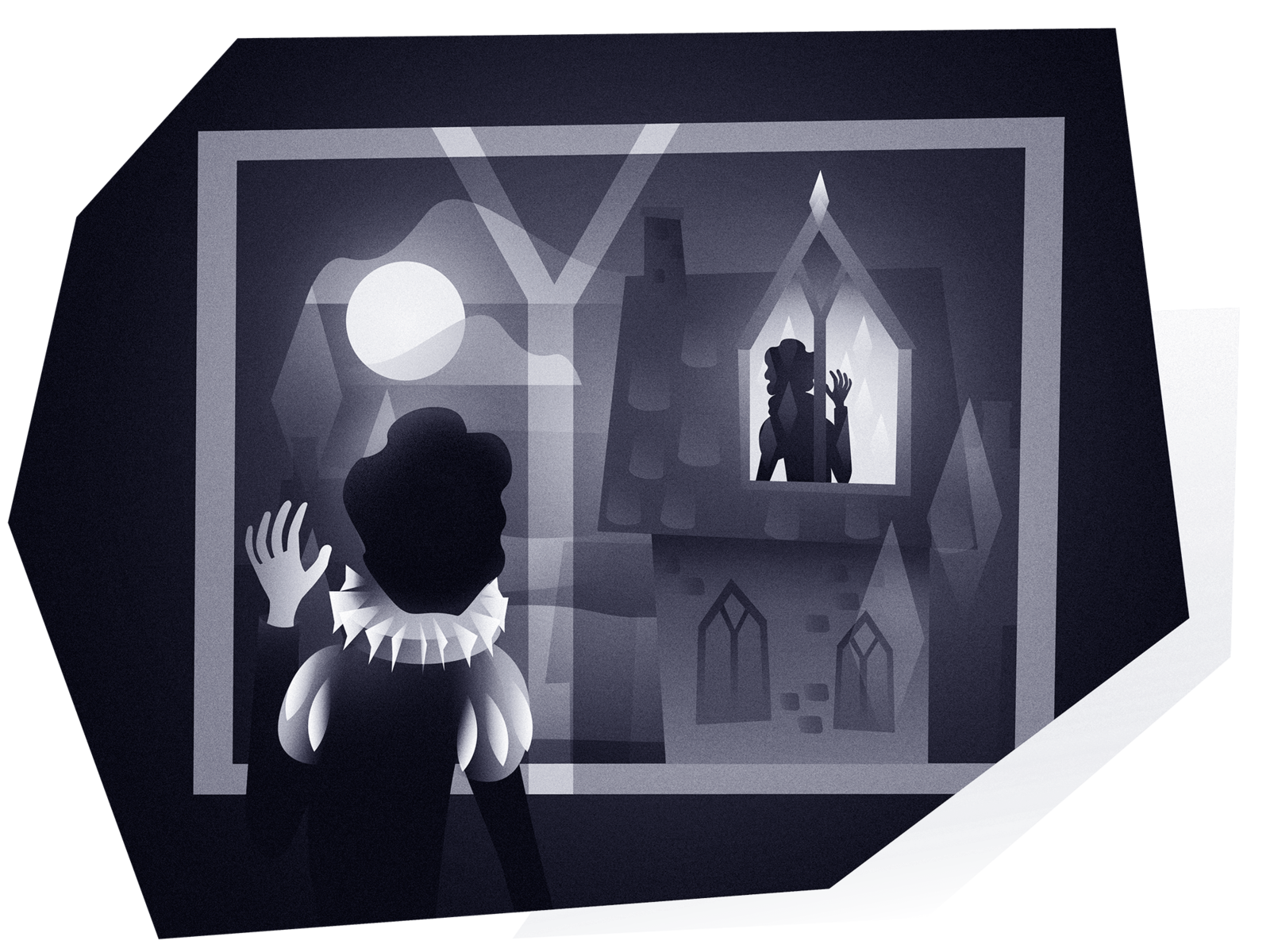 Example of Silence Sympathy prologue. Illustration 1.