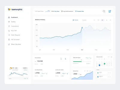 Crypto Dashboard Exploration app clean crypto crypto currency crypto dashboard crypto exchange crypto trading crypto wallet dashboard dashboard design dashboard flat design dashboard template dashboard ui design experience flat minimal ui ux web app