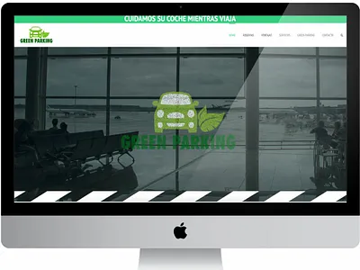 Greenparking Web Design design ecofriendly ecommerce graphic design particle responsive svg animation ux designer vector web design wordpress