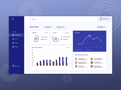 User Interface Dashboard charts creative dashbaord first shot graphic design stats ui user interface ux web dashboard