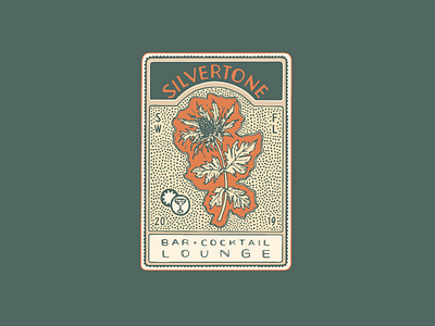 Silvertone Logo Design Concept bar branding branding design drawing floral art hand lettering illustration logo typography vector