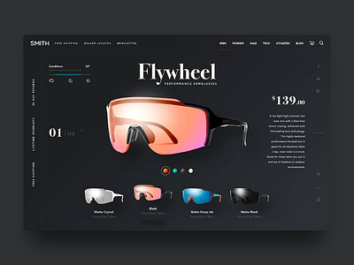 Smith Optics UI Concept uidesign uxdesign