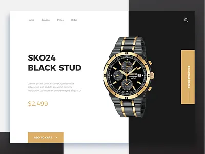 Product showcase - Daily eCommerce #6 ambitious brand branding colors design e commerce e commerce design ecommerce onepage shop shopdesign