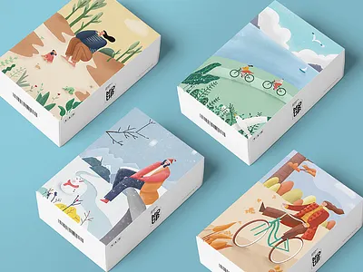 Packing box ui 台历 品牌 插图