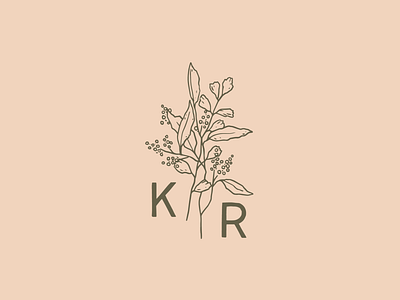 Logo Mark brand branding design drawing floral floral art hand lettering icon icon artwork illustration logo typography vector