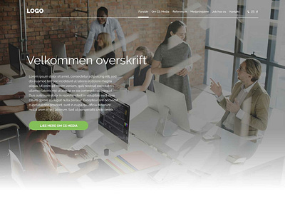 Csmedia design ui ux webdesign website white