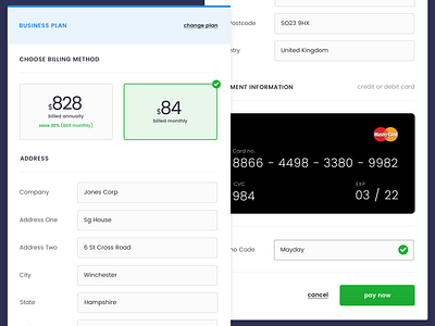 Subscription Form clean credit card design form form field membership payment subscription ui ux web website