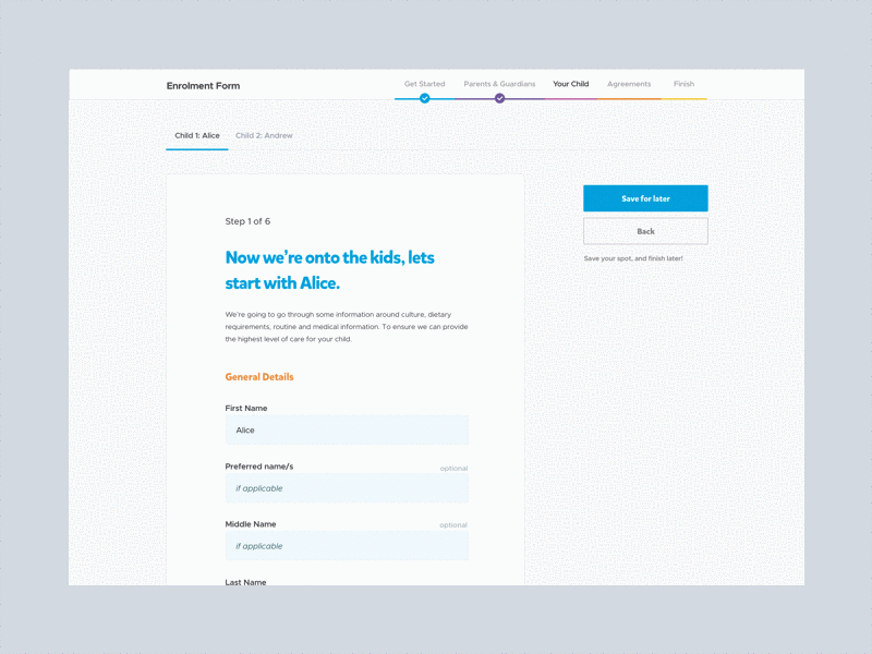 Goodstart Enrollment