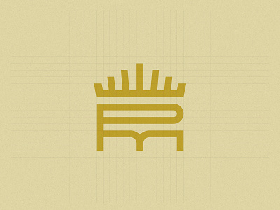PM monogram + Throne + Crown chair crown letters monogram pm sun sun logo throne