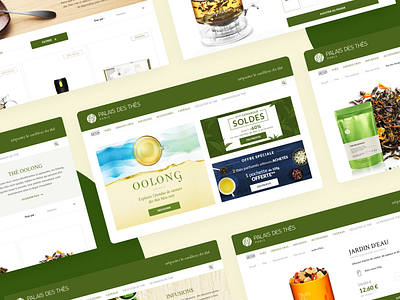 Palais des Thés Website agence animation des design dnd ecommerce isometric magento palais paris redesign responsive tea thes ui ux website