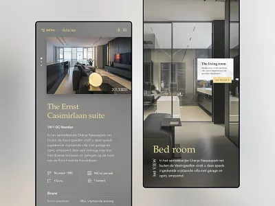 Real estate app daily layout practice typography ui