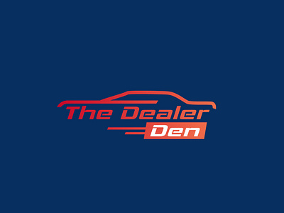 Logo Design For The Dealer Den branding car car icon car logo creative dealer logo design flat graphic logo logo 3d logo a day logo alphabet logo animation logo design logo logodesign logodesigner illustration brand logotype speed car logo typography