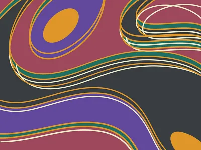 abstract swirls abstract design doodles illustration line art pattern procreateapp