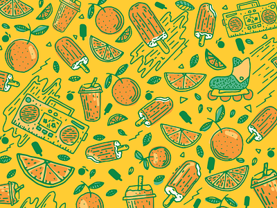 Screen Shot 2.00.33 Pm creme drawing illustartion orange popsicle