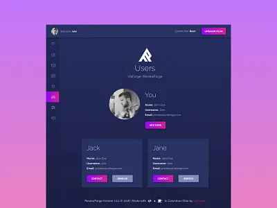 RF - Users design marketing minimal ui ux web web design
