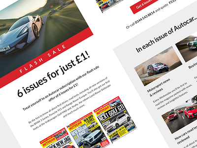 Flash Sale Email Layout autocar email email banner email campaign email design email layout html html email magazine subscriber subscription
