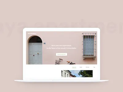 Maya Apartments descriptions design icons pictures scrolling ui ux ux ui website