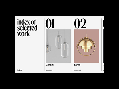 ANOUKIA/WORK© NO.03 3d 3d artist design grid index layout portfolio typography