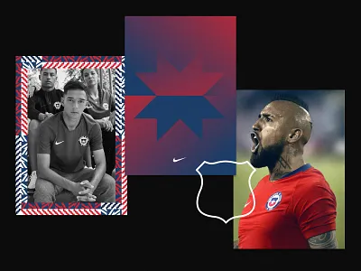 Nike Chile 2018 Soccer identity america brand branding chile culture fashion football identity jersey latin launch mapuche nike original proud red roots soccer south sport