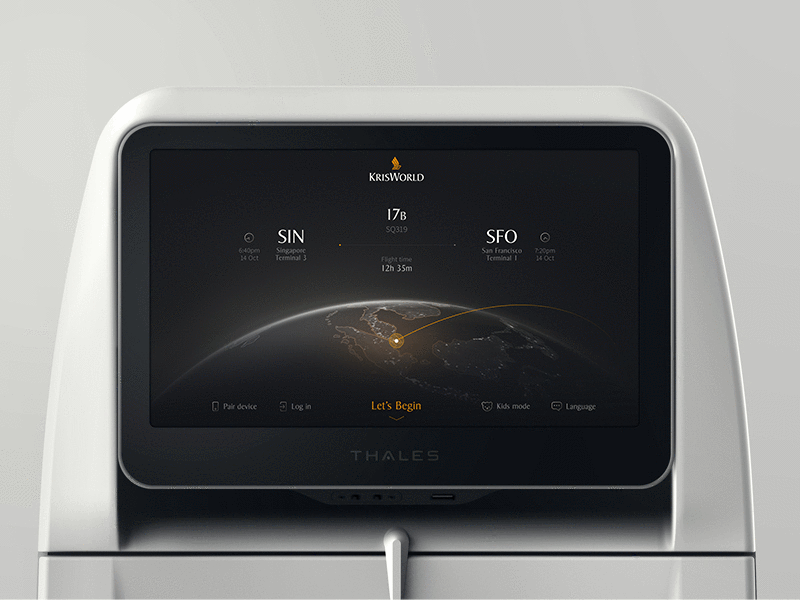 IFE - Passenger GUI
