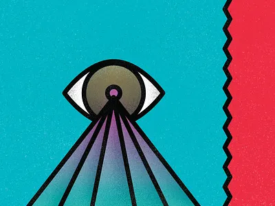 Showing vs. telling gradient illustration illustrator quote vector