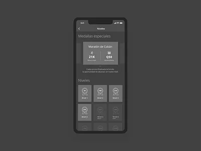Bam Carreras - Medals app dark ui design digital flat guatemala ios 11 minimal ui ux web
