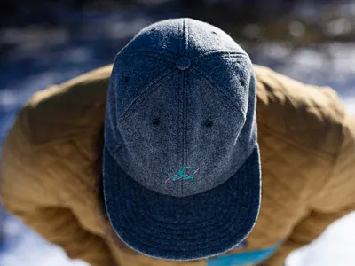 The Daffy green grey hat illustration pink product shopify ski wool