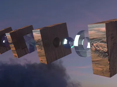 Vidzu's Interactive Experience after effects animation c4d cinema 4d motion octane