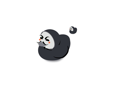 Anonymous 2d 3d anonymous branding cute design duck game graphic design hack halloween icon illustration isometric mask rubber startup tech ui vector