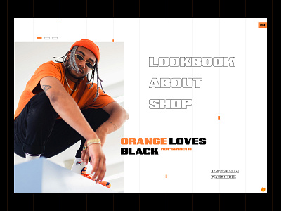 Fashion Landing Page branding clean fashion landingpage lines ui ux web design webdesign