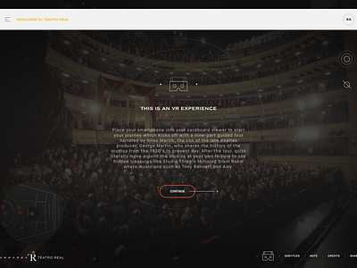 VR Splash - Teatro Real 360 experience splash vr vr rtve vroom